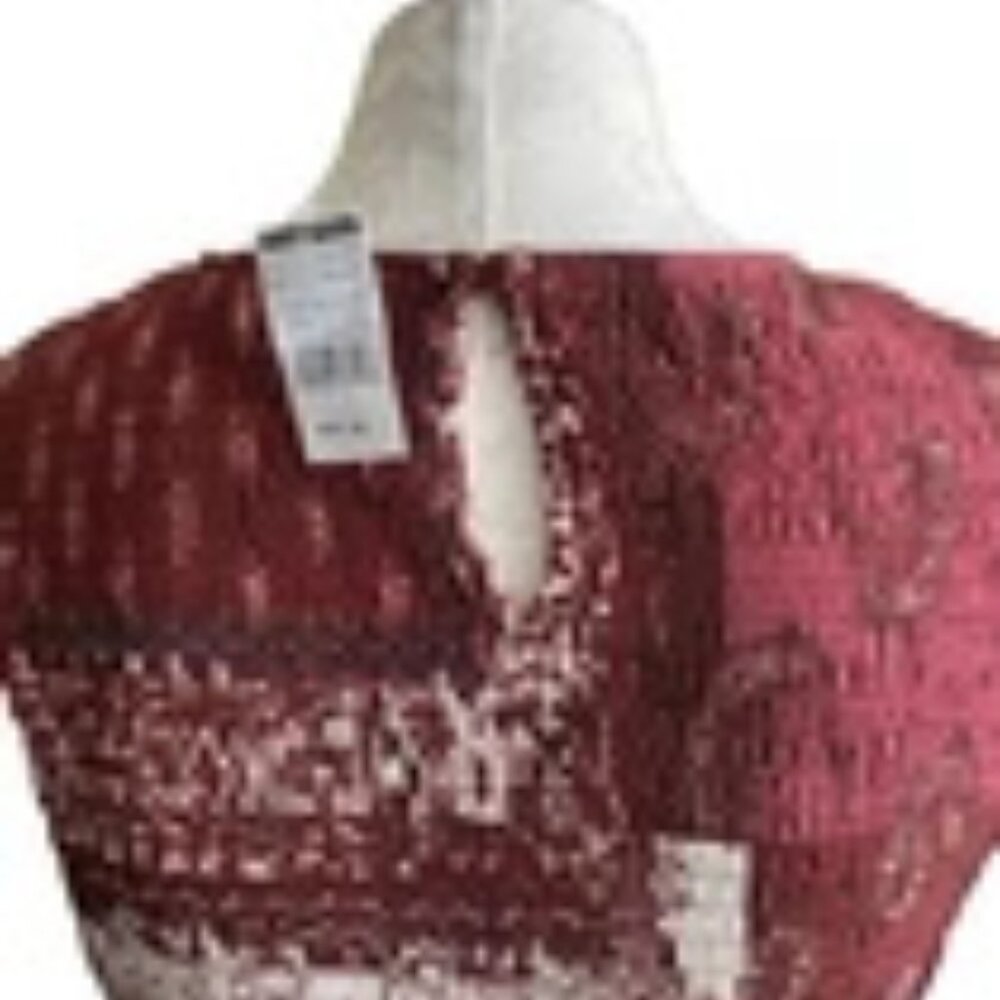 FLYING TOMATO BOOT BARN L VINTAGE PAISLEY PRAIRIE WESTERN PATCHWORK ROMANTIC GEM - Picture 15 of 15